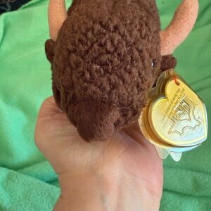 Ty Brown Buffalo Plush Toy
